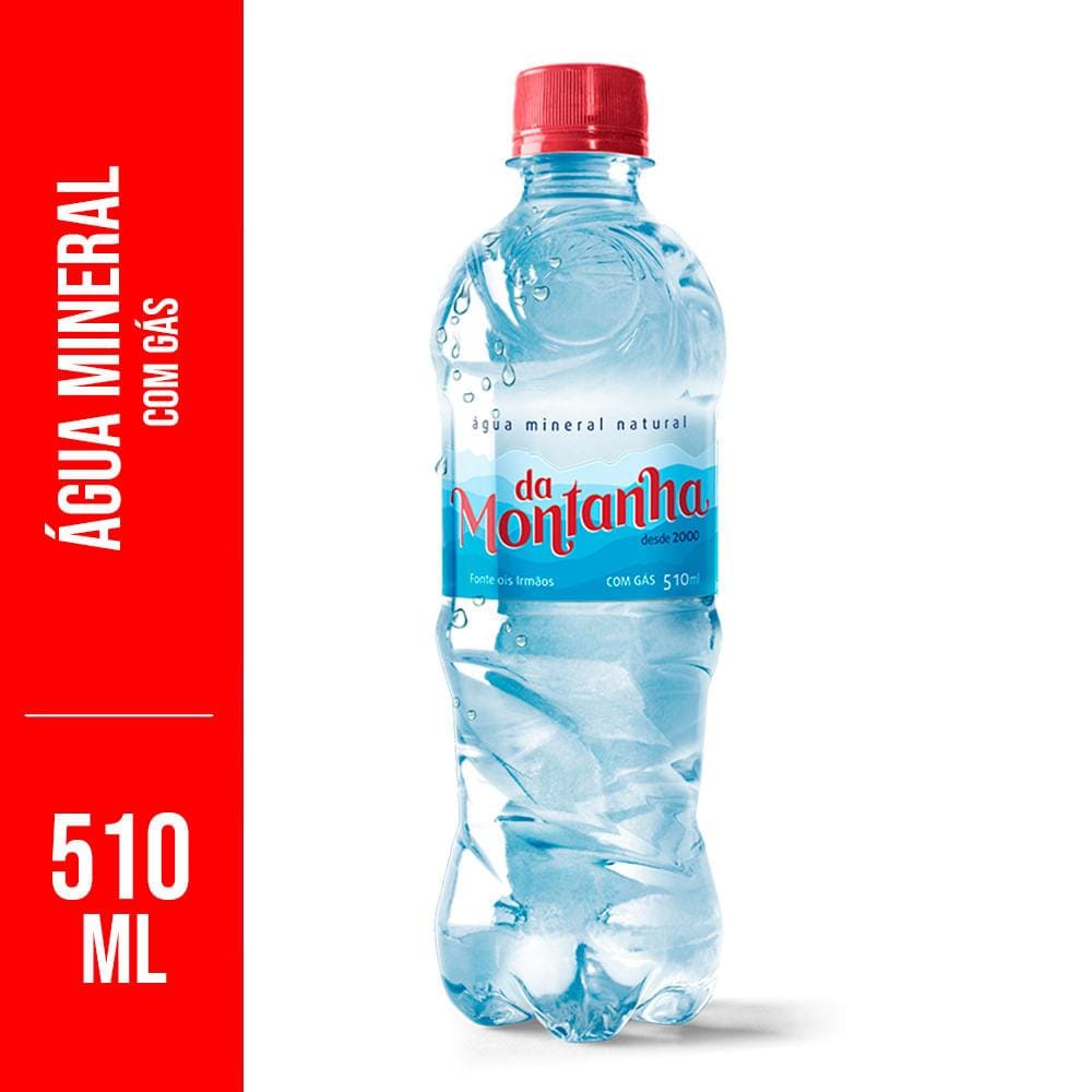 FARDO DE ÁGUA MONTANHA  510ML C/GÁS