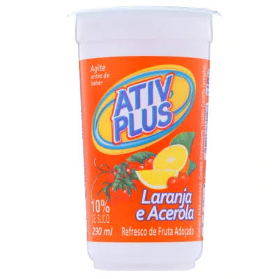 FARDO DE ATIV PLUS LARANJA C/ ACEROROLA 290ML